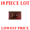 7x5 mm Emerald Cut (Baguette) Cabochon Garnet AAA 10 pc Lot 7x5 mm Emerald Cut (Baguette) Cabochon Garnet AAA 10 pc Lot